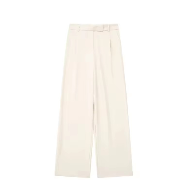 Savro-High Waist Baggy office Pants