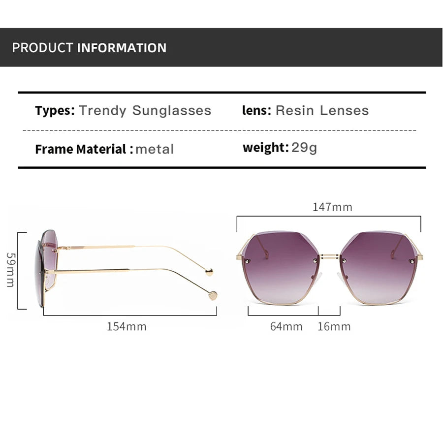 Savro-Retro Ladies Sunglasses