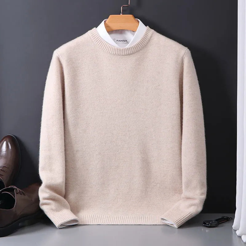 SAVRO | Men's Cashmere Sweater