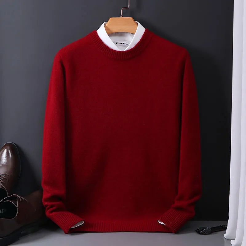 SAVRO | Men's Cashmere Sweater