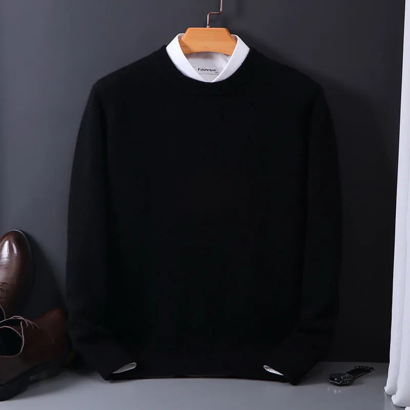 SAVRO | Men's Cashmere Sweater