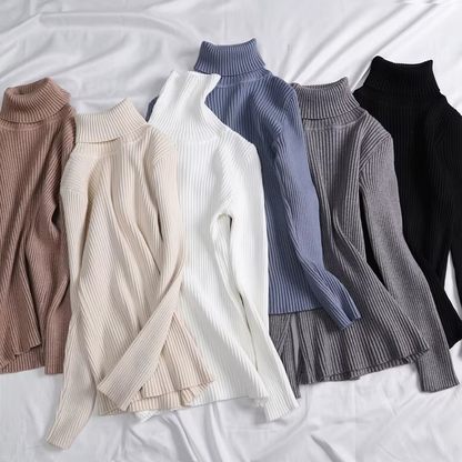 SAVRO | Woman's Turtleneck Sweater