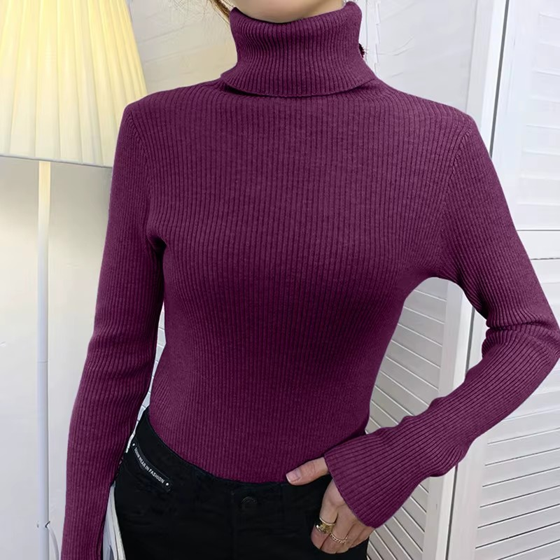 SAVRO | Woman's Turtleneck Sweater